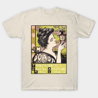 Art Nouveau style poster for J&M Boada studio T-Shirt
